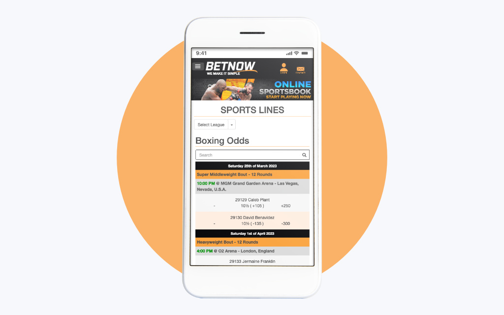 BetNow Boxing Betting App