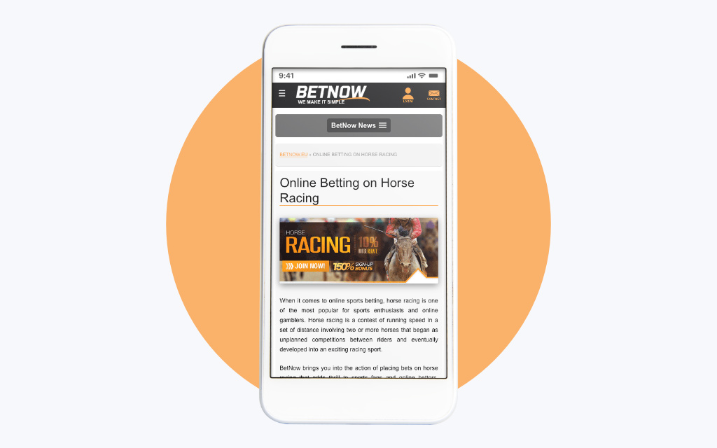 BetNow Horse Racing Betting App