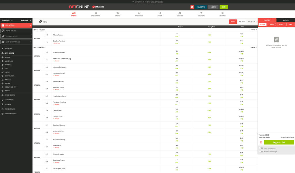 BetOnline Provides A Modern College Baseball Betting Platform
