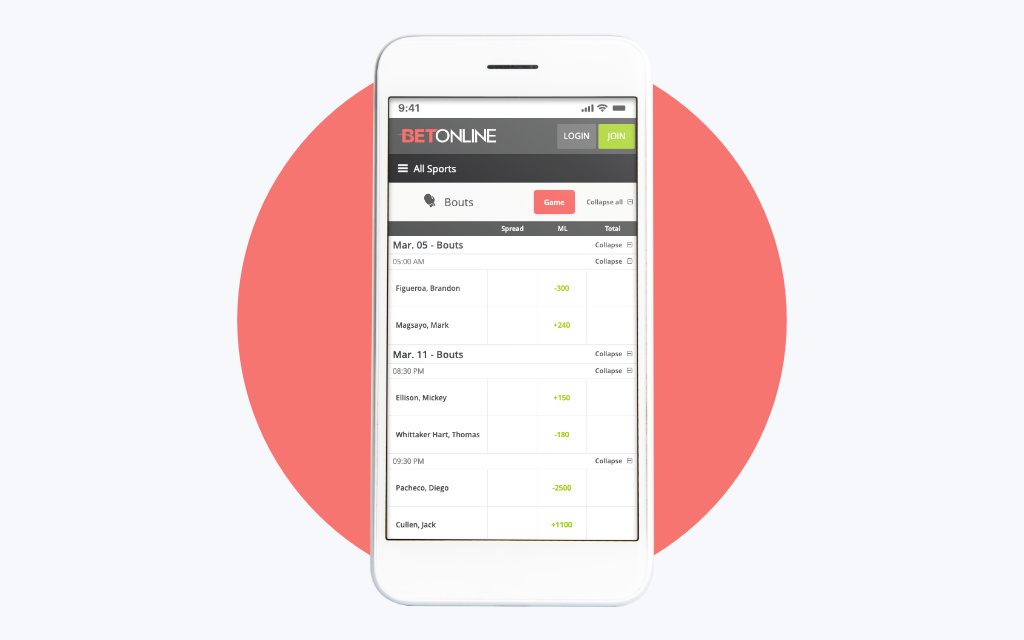 BetOnline Boxing Betting App