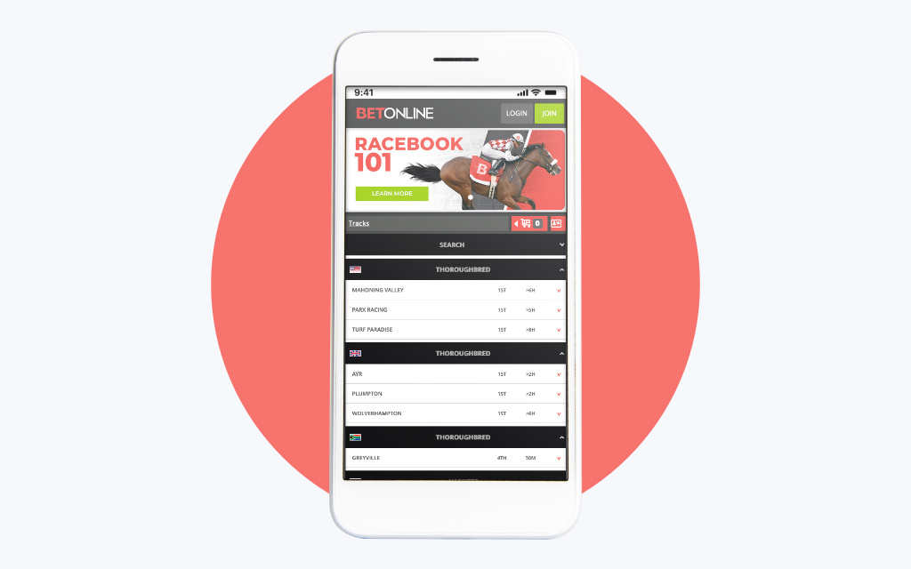 BetOnline Horse Racing Betting App