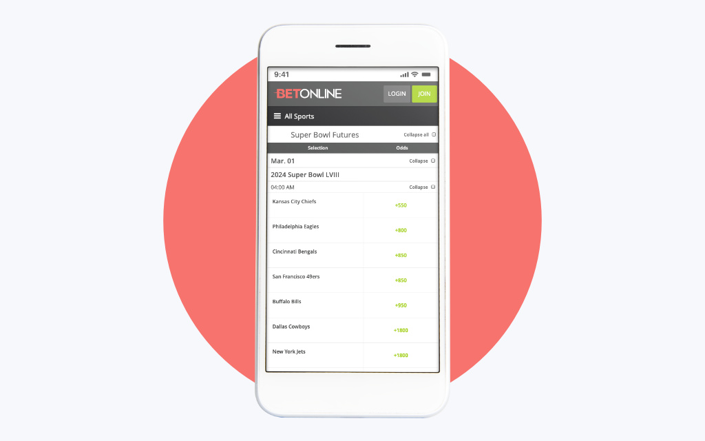 BetOnline Football Betting App