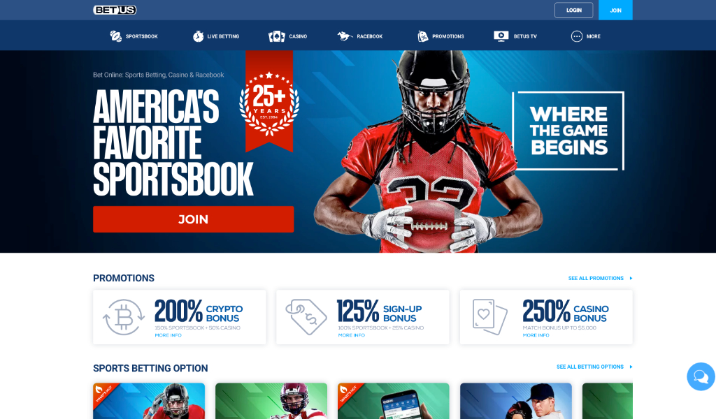 BetUS Sports betting WWE