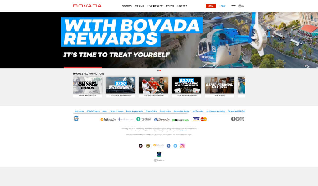 Bovada Sports Promotions