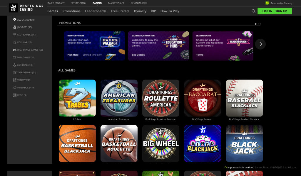 Draftkings casino
