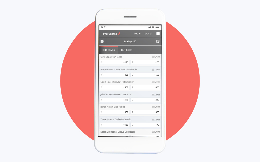 EveryGame Boxing Betting App
