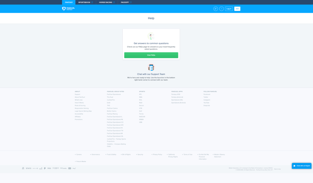 fanduel sportsbook costumer service