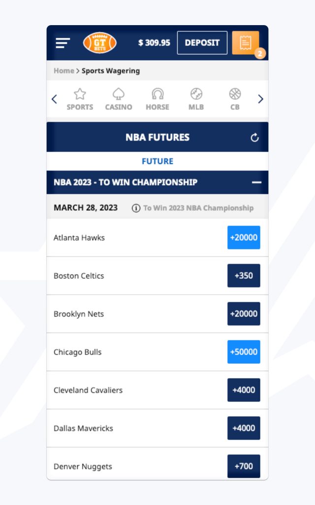 Futures: Bet on the Big Games