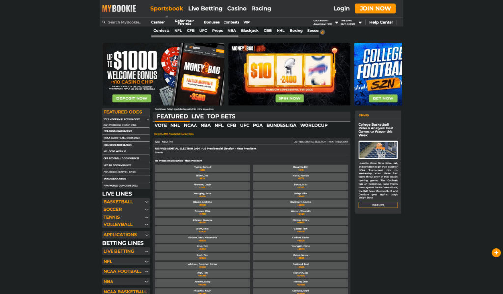 MyBookie Is A Classic Bookmaker For College Baseball Betting