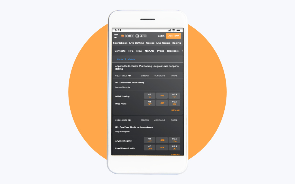 Mybookie esports betting