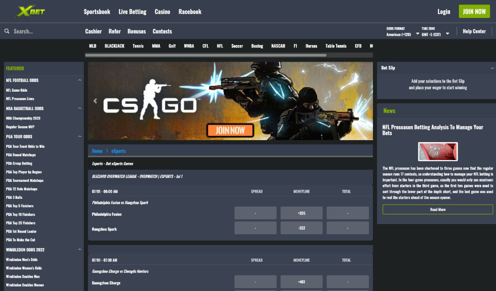 Xbet Esports Betting