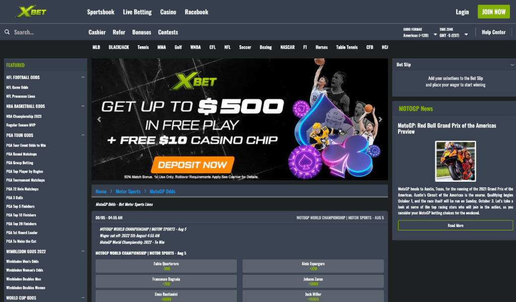 Xbet MotoGP Sports Betting