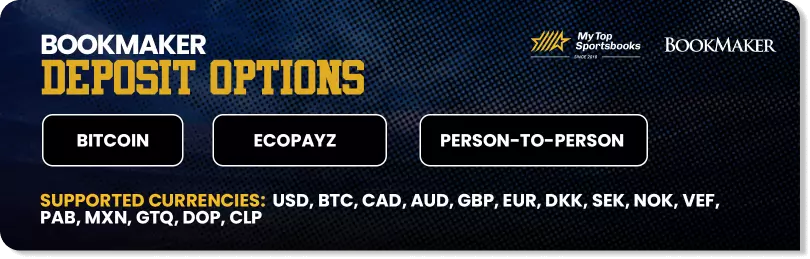 deposit options on bookmaker