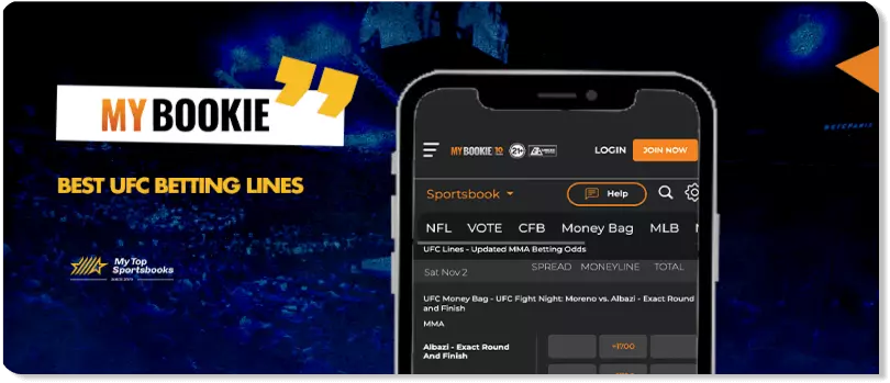 ufc betting on mybookie