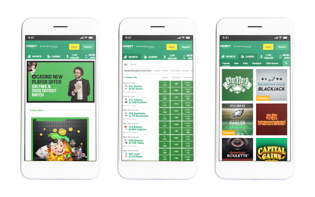Unibet Mobile Betting